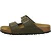 Birkenstock ARIZONA - SANDALO CON DOPPIA FASCIA E CHIUSURA CON FIBBIE 43/FADED KHAKI-N, Color cachi, 43 EU Estrecho