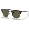 Ray-Ban Clubmaster Occhiali da Sole Uomo, marrone, 49 mm