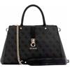 GUESS Zamira Luxury Satchel Coal Logo