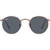 Ray-Ban Occhiali da Sole ROUND METAL RB 3447 Gold Rose/Blue 50/21/145 uomo