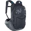 EVOC Zaino protettivo EVOC TRAIL PRO 16l per escursioni giornaliere e trail riding (taglia: L/XL, protezione dorsale LITESHIELD PLUS, estremamente leggero, ampie alette per i fianchi), Nero / Carbon Grey