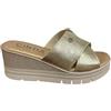 Cinzia Soft ciabatta donna fascia n 36 oro zeppa 130002