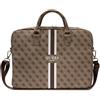 GUESS Borsa GUCB15P4RPSW 16 marrone 4G stampato strisce, marrone