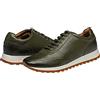 Bioflex Sneaker da uomo in pelle classica - Cool | pelle di vitello di alta qualità in look running Shoe | ammortizzazione ottimale, particolarmente leggere | taglie 40-46, verde, 41 EU