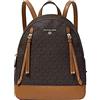 Michael Kors le signore Brooklyn Zaino, Brown/Acorn, 32 x 26 x 12 cm
