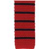 Michelsons of London Red / Navy di seta lavorato a maglia a righe Skinny Cravatte di Michelsons of London