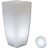 Tekcnoplast STILO SQUARE BRIGHT - cm 33 x 33 - H 70 cm .LUCE BIANCA