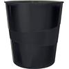 Leitz Cestino gettacarte WOW 15l, Nero, Polistirene, 15 Litri