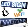 TrAdE Shop Traesio INSEGNA Luminosa A LED Scritta Personalizzata Scorrevole Luce Bianca 100 X 20 CM