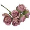Generico 36 Fiori fiorellini rosellina da bomboniera Artificiali Tenerfie da 2 cm | VARI COLORI IN OFFERTA | CREAZIONE BOMBONIERE FAI DA TE fiore rosa per bomboniere (Rosa Antico)