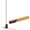 Philips Hue White and Color Ambiance Gradient Signe, Lampada da Terra LED, Piantana Smart, Lampada da Terra Design con Bluetooh, Nera