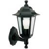 Sovil Illuminazione Applique in alto mini esagonale lampada classica da esterno nero