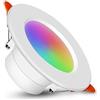 POTUBI Faretto a LED Tuya Smart WiFi Plafoniera Dimmerabile RGB+CW+WW Lampada Controllo vocale(4 Pieces,5W)