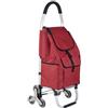 YEAHLEE Borsa Carrello Spesa Borse Spesa per Carrello Impermeabile Pieghevole Borsa di Ricambio per Carrello Della Spesa(Rosso)