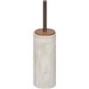5 five simply smart 5five - Scopa per WC, effetto marmo - Beige - D 9,6 x H 37 cm - Per bagno, WC