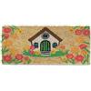 Casatessile Zerbino Mini in Cocco cm 23X53 Duplo Tappetino per Scalino Ingresso, Antiscivolo - Dis. CASA