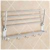 LXLTL Bagno Stendibiancheria A Parete Balcone Stendino Pieghevole Estensibile Acciaio Inossidabile 50cm