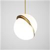 MZStech Lampadario con sfere rotonde in acrilico, design irregolare creativo, luce sospesa, lampada a sospensione per sala da pranzo, soggiorno (30 cm)