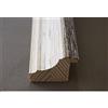 Artecentro cornice per quadri tele - shabby chic bianco-colore in legno varie misure offerta (bianco/marrone, 40x50 + passepartout)