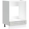 vidaXL Armadio per Forno Kalmar Grigio Cemento in Legno Multistrato, unità Forno, Armadio Forno da Cucina, unità Base Forno, unità Forno da Cucina