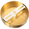 Ciieeo Set Staffa di Montaggio per Apparecchio di Illuminazione Vintage Piastra di Copertura per Soffitto in Ottone Baldacchino per Lampadario Diametro 100Mm Accessori per Lampade Fai