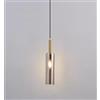 SXYSXYSXY LED Moderno In vetro Dimmerabile Lampada a sospensione Minimalismo Camera da letto Comodino 5W Lampada da soffitto 3000K/4500K/6000K Sala da pranzo Soggiorno 7 * 40CM,Nero