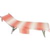 Caritex Telo Coprilettino Mare Spot con Tasche e Cuscino J484 Arancione