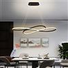 Lanekd Lampadario soggiorno a sospensione, L100cm 48W Tavolo da Pranzo Cucina Lampadari LED Dimmerabile Con Telecomando Lampada a Sospensione Moderna Ufficio Bagno Sala Lampade