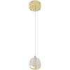 Lucande Lampada a sospensione (Moderno) colore Trasparente, in Vetro ad es. Soggiorno & Sala da pranzo lampadina inclusa lampada vetro