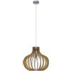 Lindby Lampada a sospensione dimmerabile (Scandinavo) colore Ocra, in Legno ad es. Soggiorno & Sala da pranzo lampada legno soffitto