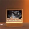 FENGHUO Cornici per Ecografia Personalizzate Luce notturna,Cornici Personalizzate per Ecografia Neonatale,Lampada Notturna con foto Ultrasuoni,Regalo per Annuncio di Gravidanza per Nonni