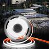 Planetitaly Striscia led 24v 10 metri 15W/M Dimmerabile strip Linear COB lama luce continua 280 LED/M 16200 lm impermeabile IP68 ideale per illuminare piscina fontana barca yatch (Bianco Freddo 6500K)
