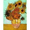 liziciti Kit di Pittura Diamante 5D per Adulti, Trapani Completi Capolavori di Van Gogh Ricamo Punto Croce con Strass 30x40cm (Girasoli)