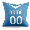 Generico Cuscino Personalizzato idea regalo Tifoso Interista milanista napoletano Personalizzato con Nome e Numero realizzato in poliestere misura 40x40CM SFODERABILE (Tifoso Napoli, Grafica Maglia 40x40)