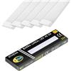 CLAR - Neon LED 40 cm, Plafoniera LED a Soffitto, Garage, 4000K (20W Pack 5)
