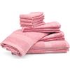 Bassetti Set 10 Asciugamani Spugna (rosa)