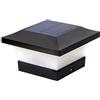 Suszian Lampioni solari Post-cap, lampione Solare Post-pilastro Solare Colonna Luminosa Lampada a Colonna Esterna Impermeabile Lampada Solare a LED per Pali in Legno, terrazza, Patio, Recinzione