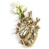SELETTI Love in Bloom Gold Vaso Cuore Finitura Oro
