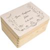 Creative Deco Personalizzata Scatola Regalo di Legno per Compleanno con Il tuo Testo | Personalizzato Scatola dei Ricordi | Per Donna, Uomo e Coppie | Più Temi di Base Motivi per Compleanno
