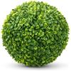 eacommerce Sfera di Bosso Sintetica Palla Artificiale Buxus Arredamento da Giardino Colore Verde | Pianta decorativa (38 cm)