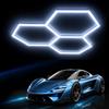 rivestiiltuogarage Illuminazione led nido d'ape 3 esagoni moderna detailing ufficio officina bar barber shop hotel bar Garage esagonale (209x209 cm)