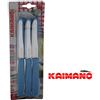 Fiskars Kaimano KDN041506B Dinamik Coltelli Tavola, Acciaio Inossidabile, Blu, 28x10x2 cm, 6 unità