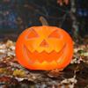 Rubu22a Lanterna di Halloween a forma di zucca gigante LED, decorazione autunnale con luce LED, tavolo, Halloween, feste da giardino, figura