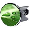 Sanilo Tappo per lavandino bagno, Grande scelta di belli tappi per lavandino e di alta qualità (Foglia verde)