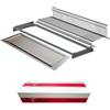 Fhuller Scolapiatti Incasso VASISTAS Griglia Unica Piatti Bicchieri Acciaio Zincato ARDESIA 702/90ARP4 PENSILE 90 INTERNO 86,4 Misura SCOLAPIATTI 85,6 + Vaschetta INOX + Telaio