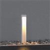 Mai & Mai Lampione da Giardino 3000K, Luminoso da Giardino IP65 Paletti Esterni Led 6X6X40cm in Alluminio per Giardini, Parchi, Aree Residenziali e Ingressi BaldersLights, Sabbia bianco