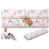 Totsy Baby Federa per Cuscino lungo per dormire sul fianco 145cm - supporto gravidanza ideale per il riposo notturno maternità e allattamento perfetto per letto e relax Oeko-Tex