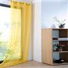 Caritex Tenda arredo Velata Monna 140x280 cm con Borchie R710 Giallo