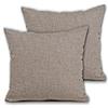 Cieffepi Home Collections Federa Copricuscino MULTICOLOR (Set 2 Federe 40x40 cm, Tortora)
