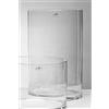 Sandra Rich, vaso di vetro Cyli cilindrico trasparente, tagliato a caldo, con diametro 25 cm, Vetro, clear, 30 cm